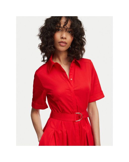 Lola Casademunt Red Hemdkleid Ls2616089 Regular Fit
