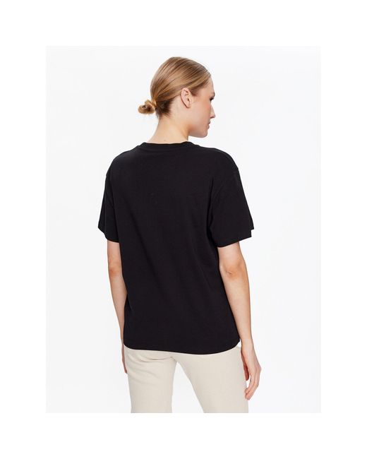 Trussardi Black T-Shirt Lettering Print 56T00565 Regular Fit