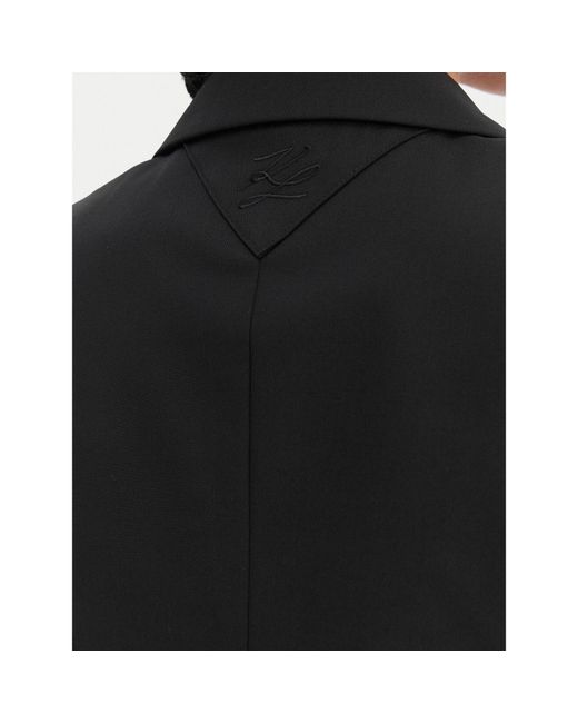 Karl Lagerfeld Black Anzugweste B1W14009 Slim Fit