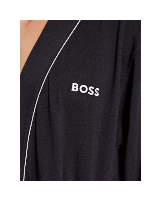 Boss Bademantel Xmas Kimono 50485920 in Black für Herren