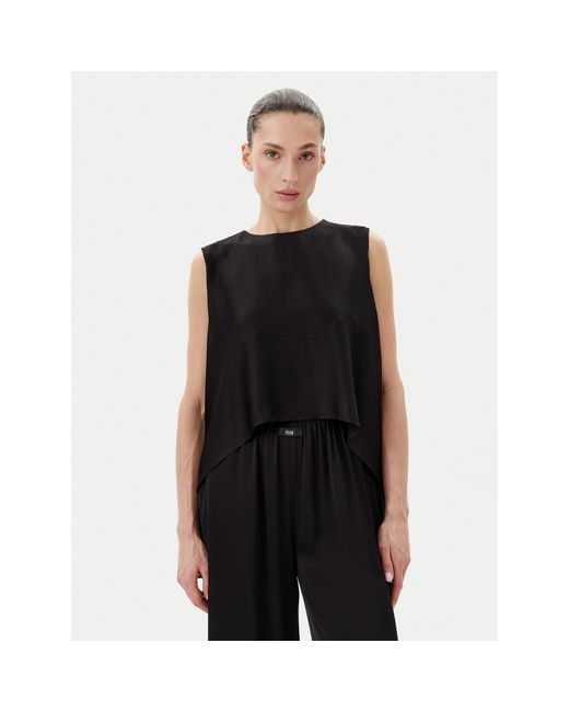 ELEH Black Bluse Ess250048 Regular Fit