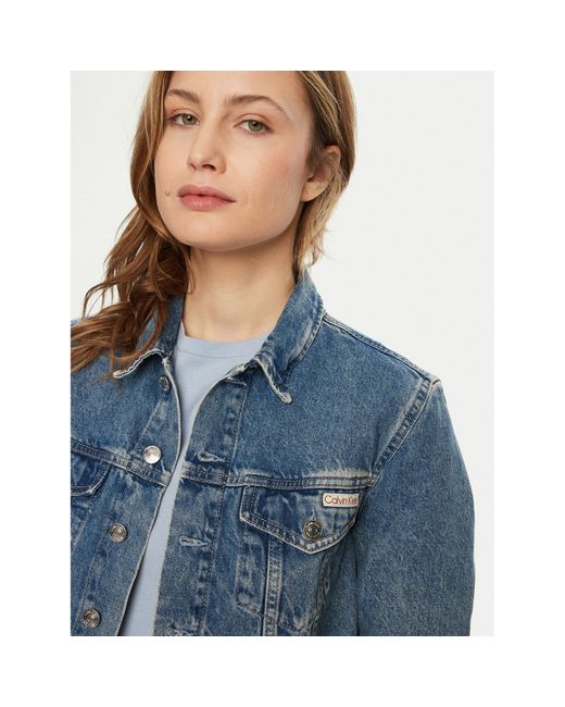 Calvin Klein Blue Jeansjacke 90's J20J224542 Regular Fit