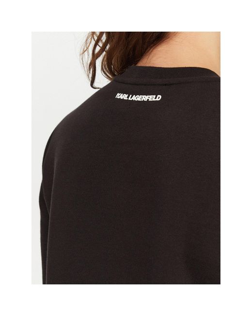 Karl Lagerfeld Black Sweatshirt A1W20081 Regular Fit