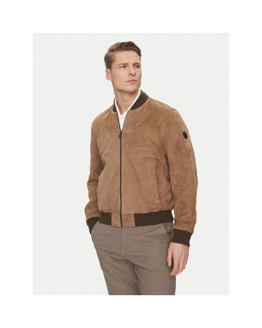 Joop! Lederjacke 17 Pios 80000774 Regular Fit in Brown für Herren