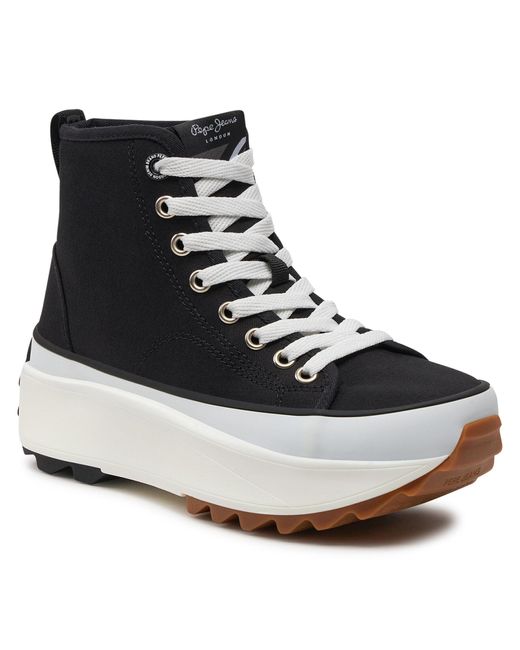 Pepe Jeans Black Sneakers Pls31520