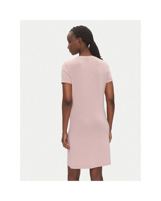 EA7 Pink Kleid Für Den Alltag 7W000478 Af12500 U4079 Regular Fit