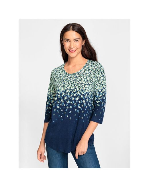 Olsen Blue Bluse 11104761 Relaxed Fit