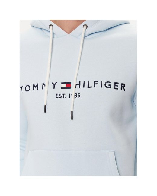 Tommy Hilfiger Sweatshirt Logo Mw0Mw11599 Regular Fit in Blue für Herren
