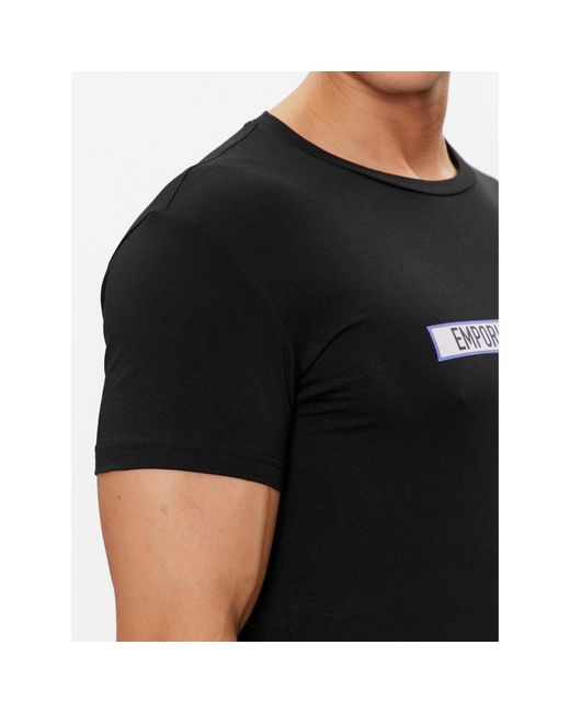 Emporio Armani T-Shirt 111035 4R517 00020 Slim Fit in Black für Herren