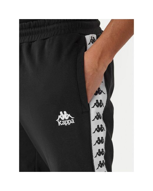 Kappa Jogginghose Banda Alanz 3 321Y8Fw Comfort Fit in Black für Herren