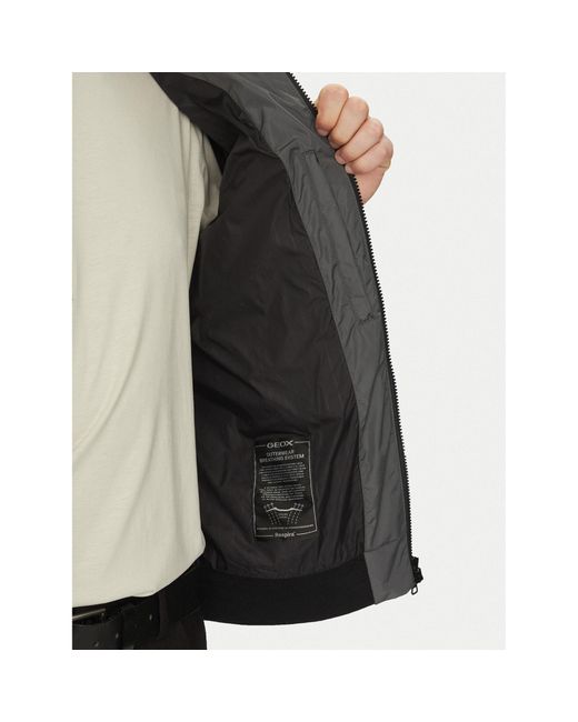 Geox Übergangsjacke Vincit M5522E T3205 F3277 Regular Fit in Gray für Herren