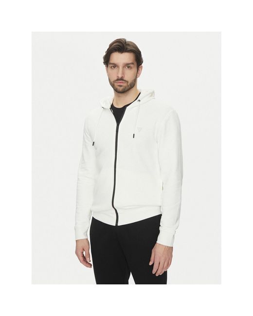 Guess Sweatshirt Z2Yq28 Kaij1 Regular Fit in White für Herren
