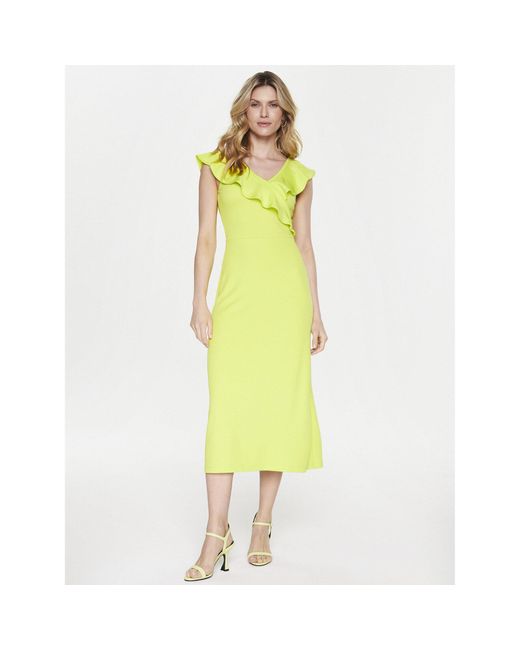Silvian Heach Yellow Kleid Für Den Alltag Gpp23299Ve Regular Fit