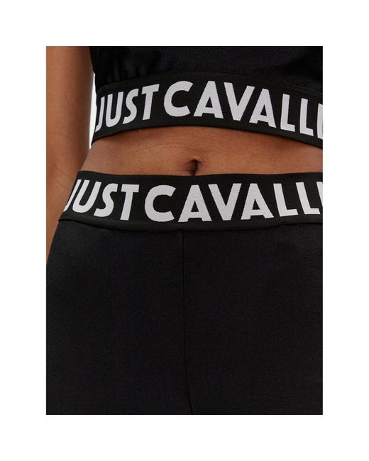 Just Cavalli Black Leggings 76Pac100 Skinny Fit