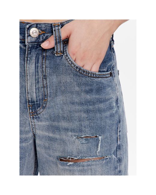 BDG Blue Jeans Bdg Logan Cinch Ripped 76473453 Relaxed Fit