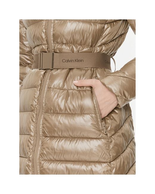 Calvin Klein Natural Wintermantel Ess K20K206091 Slim Fit