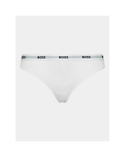 Boss White Stringtanga 50502752 Weiß