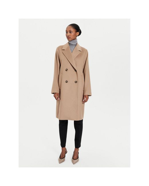 Weekend by Maxmara Natural Wollmantel Zum 2425016052 Regular Fit