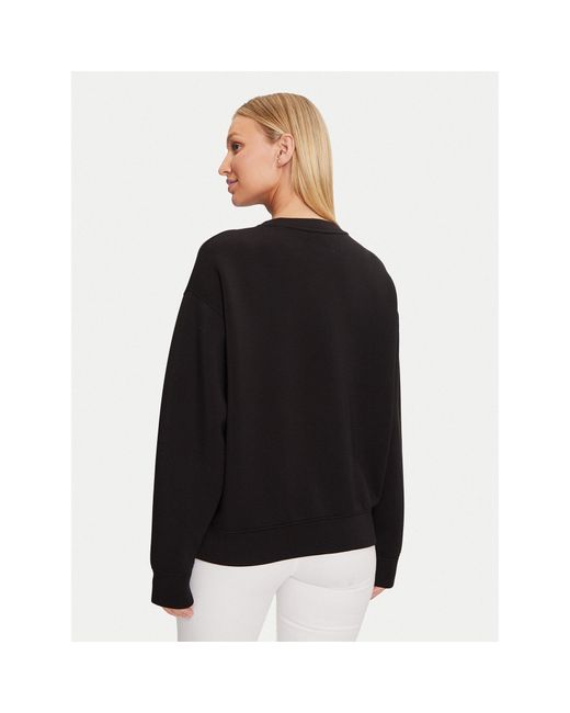 Guess Black Sweatshirt V4Bq15 K7Uw2 Regular Fit