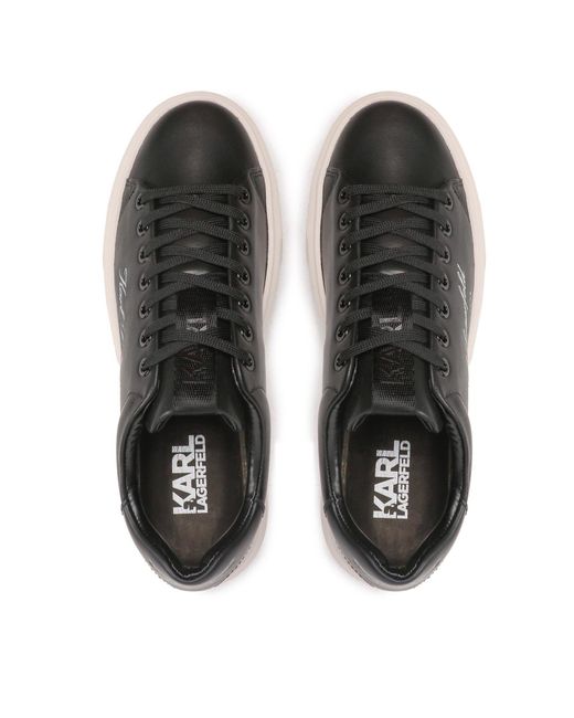 Karl Lagerfeld Sneakers kl52223 black lthr für Herren