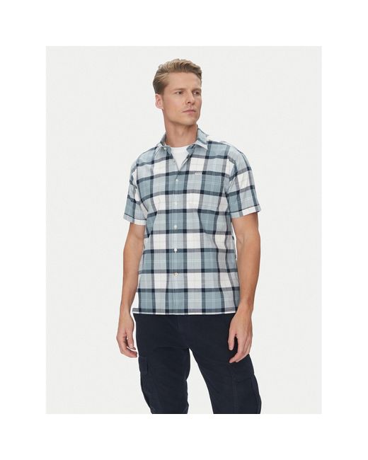 Barbour Hemd Douglas Msh5077Tn45 Regular Fit in Blue für Herren