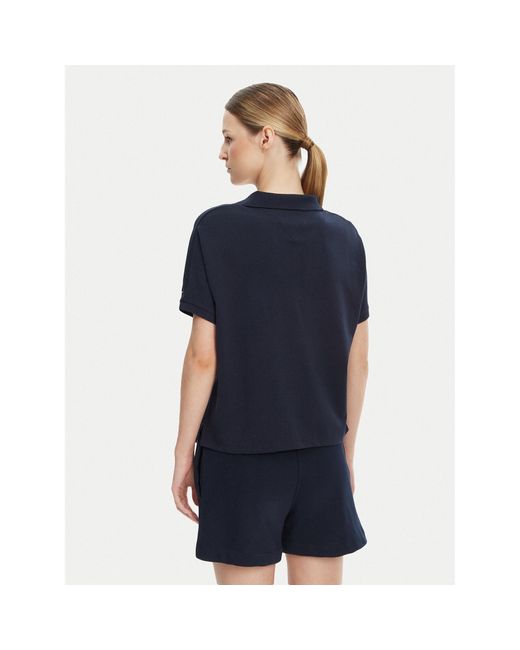 Tommy Hilfiger Blue Poloshirt Ww0Ww44512 Relaxed Fit