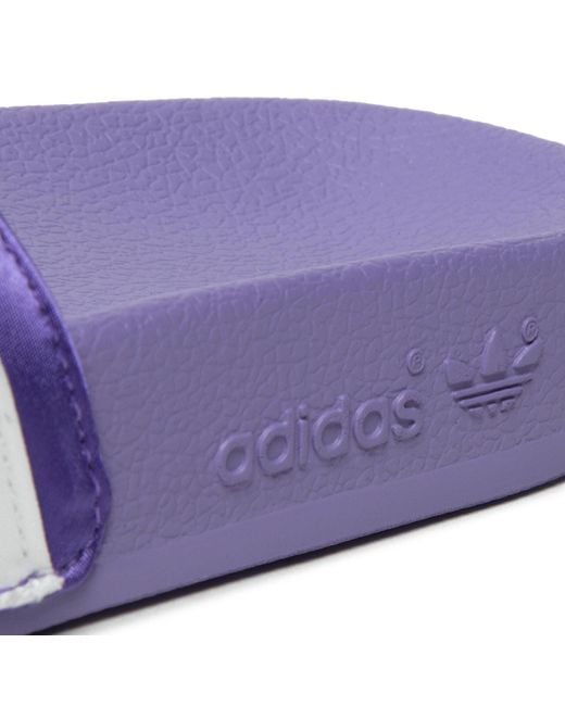 Adidas Purple Pantoletten adilette w gx8637 maglil/ftwwht/purrus