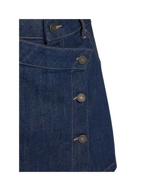 Guess Blue Jeansrock W5Bd96 D002A Regular Fit