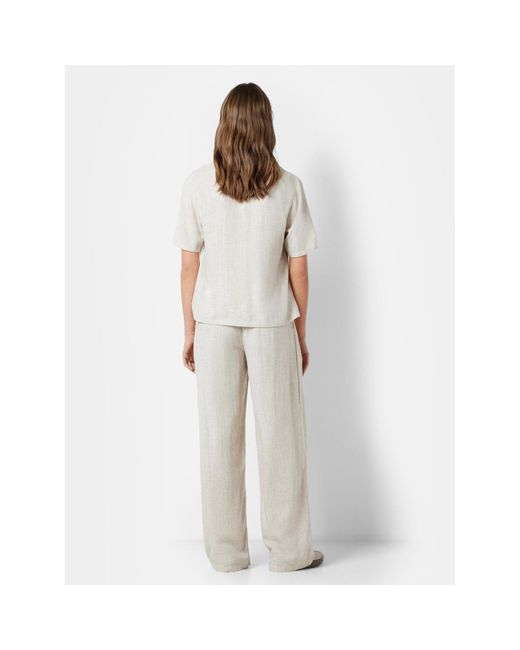 Noisy May White Bluse Leilani 27028730 Regular Fit