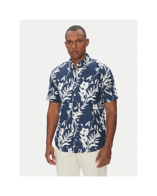 Tommy Hilfiger Hemd Tropical Mw0Mw38586 Regular Fit in Blue für Herren