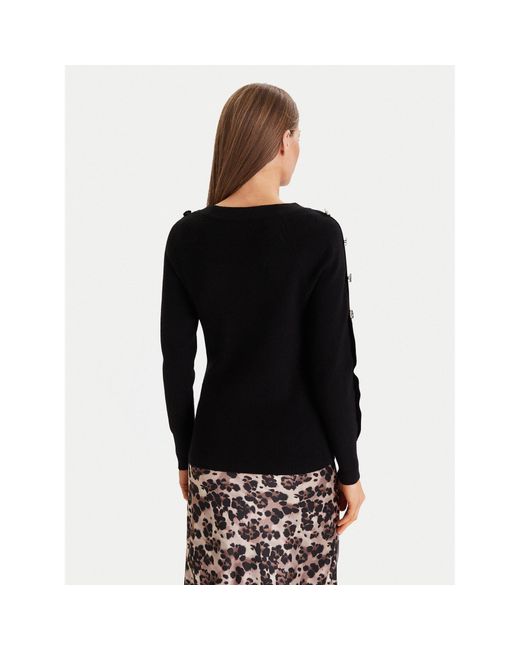 Morgan Black Pullover 252-Mtecna Regular Fit