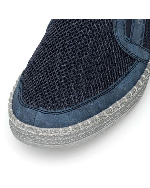 Rieker Sneakers Aus Stoff B5264-14 in Blue für Herren