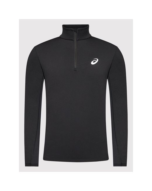 Asics Technisches Sweatshirt Core Ls 2011C347 Regular Fit in Black für Herren