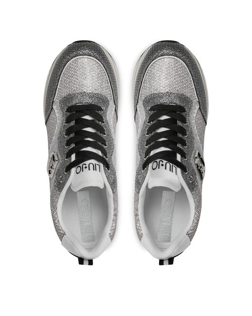 Liu Jo Gray Sneakers Maxi Wonder 73 Ba4059 Tx055