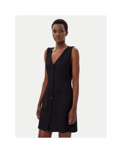 Calvin Klein Black Kleid Für Den Alltag J20J225271 Regular Fit