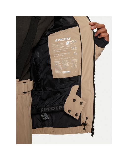 Protest Skijacke Superior24 6711244 Slim Fit in Natural für Herren