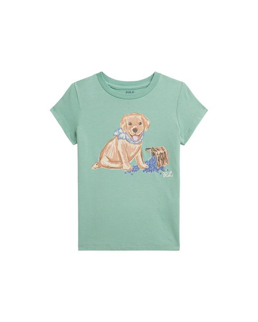 Polo Ralph Lauren Green T-Shirt 312A11768001 Regular Fit