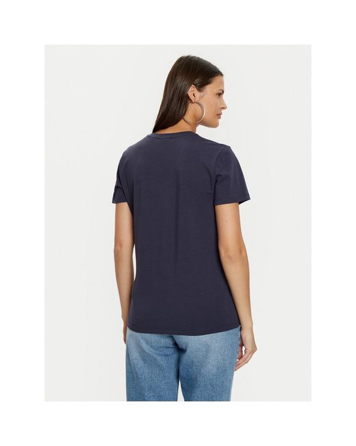 Guess Blue T-Shirt V5Ri05 J1314 Regular Fit
