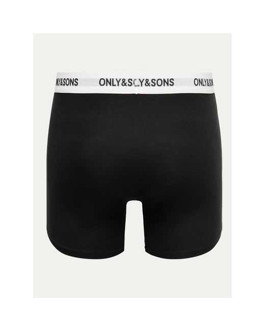 Only & Sons 3Er-Set Boxershorts Fitz 22028589 in Black für Herren