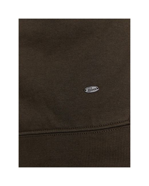 Petrol Industries Sweatshirt -Noos-Swh003 Grün Regular Fit in Black für Herren