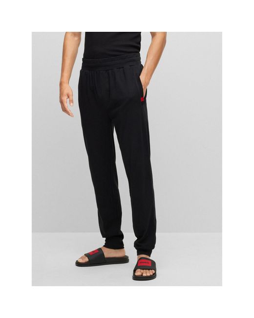 HUGO Pyjamahose Labelled 50478929 Regular Fit in Black für Herren