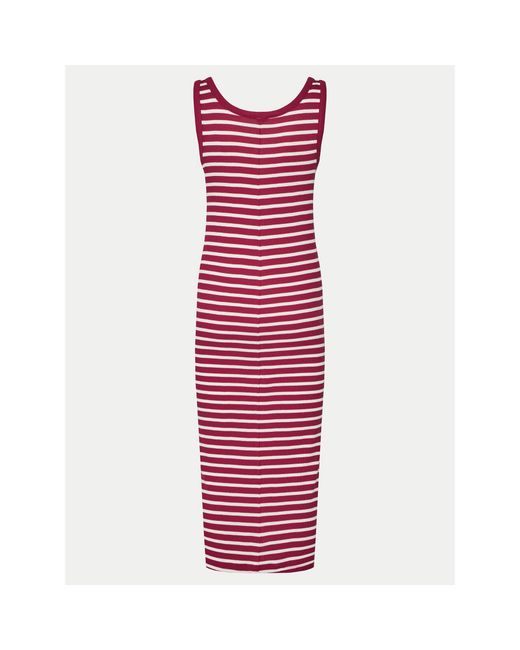 Tommy Hilfiger Red Kleid Für Den Alltag Essential Dw0Dw19447 Slim Fit
