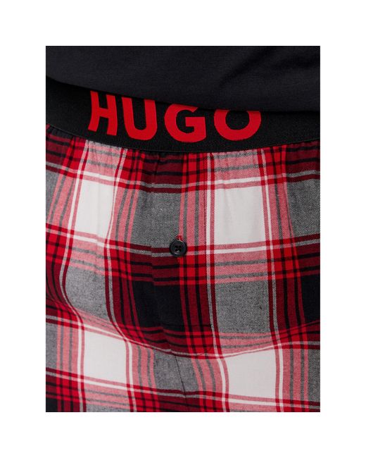 HUGO Pyjama 50502790 Regular Fit in Red für Herren