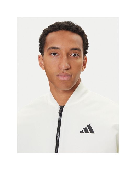 Adidas Bomberjacke Stadium Jx5638 Loose Fit in White für Herren