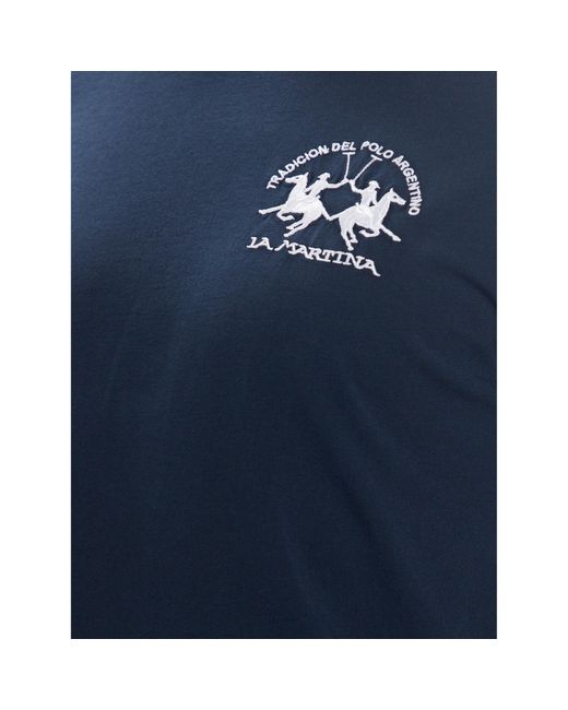 La Martina T-Shirt Vmr009 Js206 Regular Fit in Blue für Herren