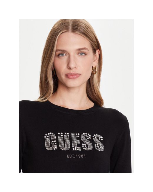 Guess Black Pullover W5Br40 Z2Nq2 Regular Fit