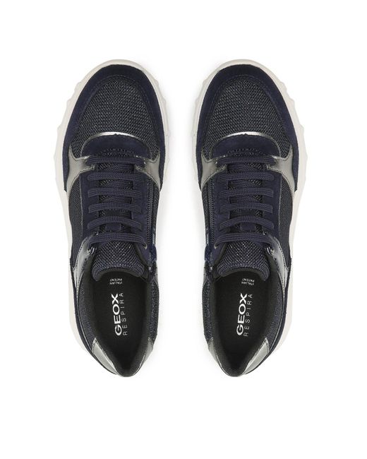 Geox Blue Sneakers D Alleniee A D35Lpa 0As22 C4002