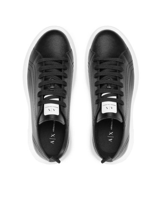 Armani Exchange Black Sneakers Xdx043 Xcc64 00002