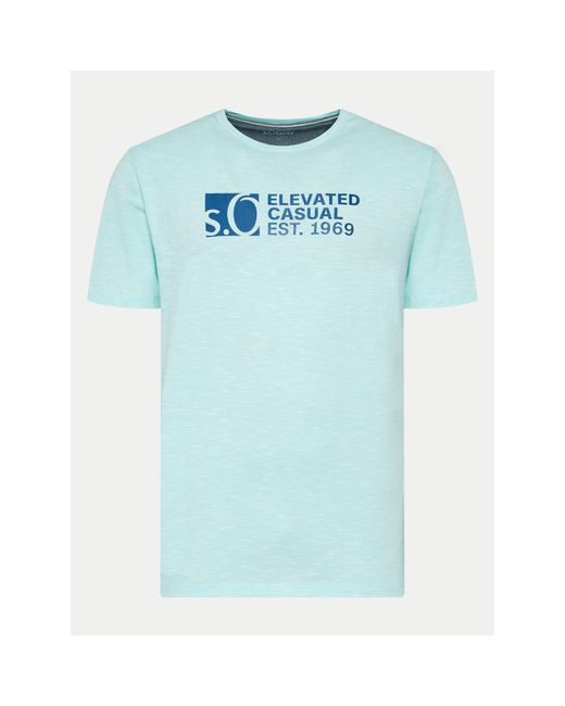 S.oliver T-Shirt 2141235 Regular Fit in Blue für Herren