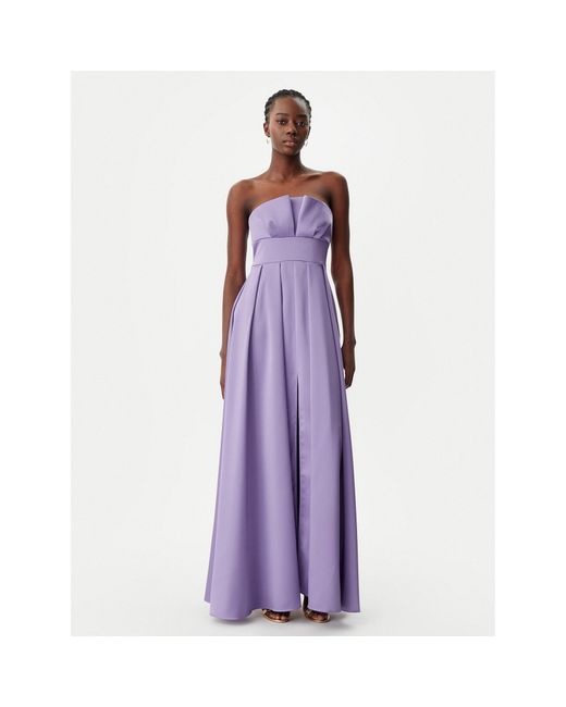 Rinascimento Purple Abendkleid Cfc0019824002 Regular Fit